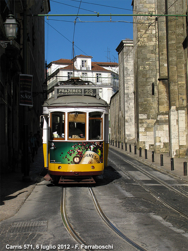 I tram di Lisbona - S Patriarcal.