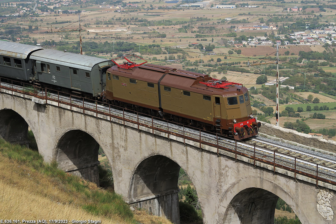 Trazione elettrica sulla Roma-Pescara - Prezza.