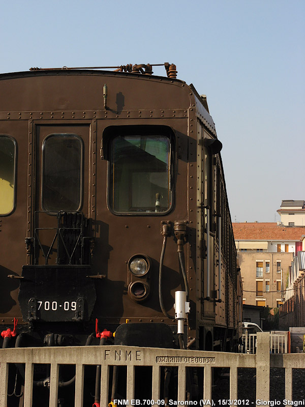 Locomotive monumento - EB.700-09.