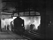 Decline of Steam, by Colin T. Gifford - Crew change at Newcastle Central.