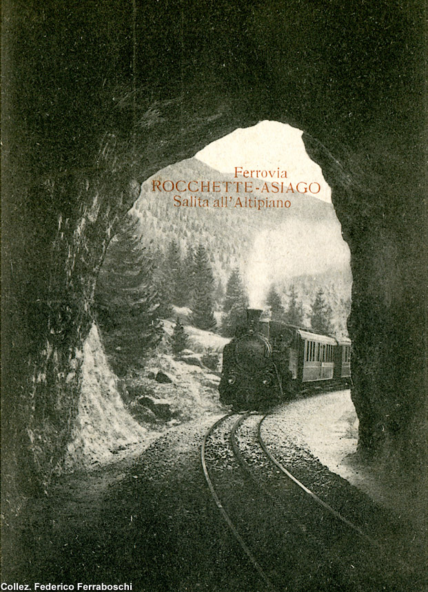 La ferrovia Rocchette-Asiago - Galleria.