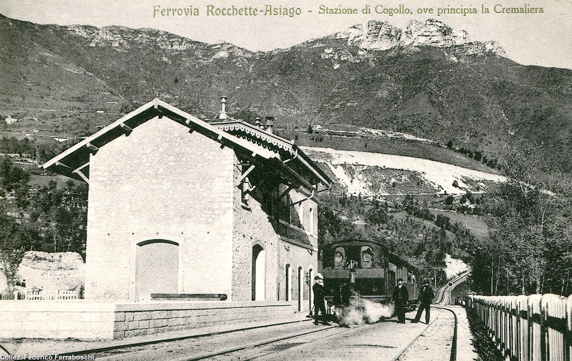 La ferrovia Rocchette-Asiago - Cogollo.