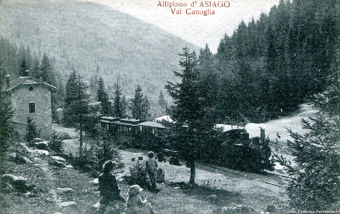 La ferrovia Rocchette-Asiago - Val Canaglia.