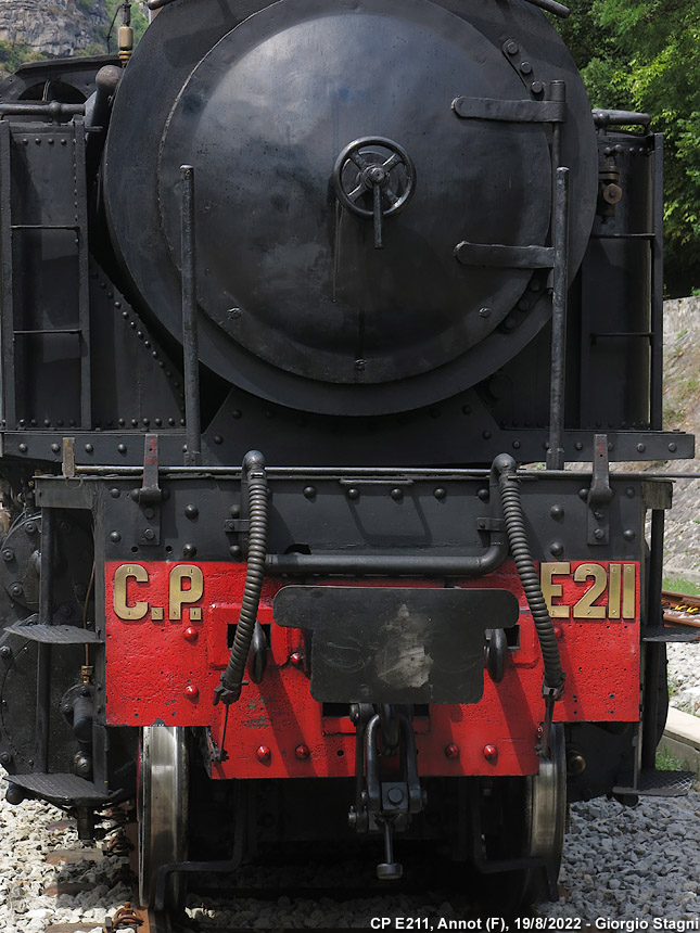 La locomotiva E211 - Annot.