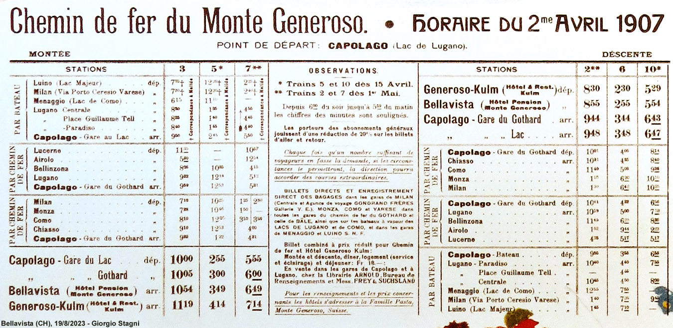 Una gita ad agosto 2023 - Monte Generoso 1907.