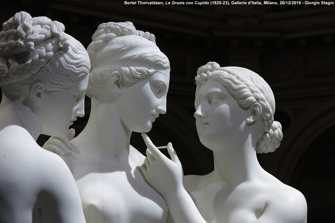 Mostre e musei a Milano - Le Grazie con Cupido.